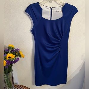 Calvin Klein navy blue dress